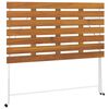 vidaXL Ensemble de bistro pliable 7 pcs bois d'acacia solide et acier