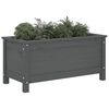 vidaXL Jardini&egrave;re gris 82,5x40x39 cm bois massif de pin