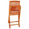 vidaXL Chaises de jardin pliables lot de 8 Bois d'eucalyptus massif