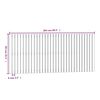 vidaXL T&ecirc;te de lit murale Gris 204x3x90 cm Bois massif de pin