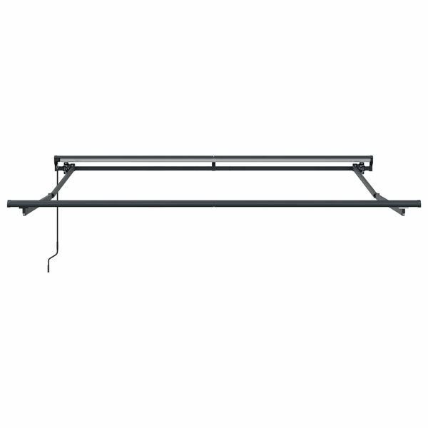 vidaXL Auvent R&eacute;tractable Jaune et Gris 350 x 250 cm