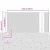 vidaXL Cl&ocirc;ture avec poteau Vert 1 x 10 m Acier et PVC