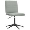 vidaXL Chaises &agrave; manger lot de 4 Gris clair Velours