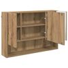vidaXL Armoire Miroir Montage mural Ch&ecirc;ne artisanal 80 x 17 x 55 cm