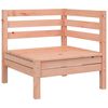 vidaXL Canap&eacute; de jardin 2 places avec repose-pied bois massif douglas