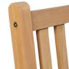 vidaXL Chaises de jardin lot de 2 et coussins gris Bois de teck massif