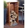dobar green label Support pour bois de chauffage marron