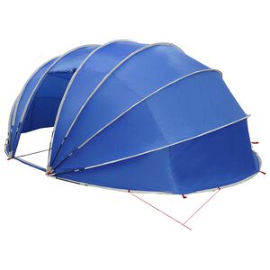 vidaXL D&ocirc;me de tente de piscine 538 x 440 x 204 cm Bleu azure