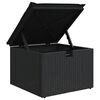 vidaXL Ensemble de Canap&eacute;s avec coussin 8 pcs Noir polyrotin