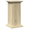 vidaXL Pi&eacute;destal avec rangement ch&ecirc;ne sonoma bois d'ing&eacute;nierie