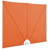 vidaXL Auvent lat&eacute;ral pliable de terrasse Terre cuite 400 x 200 cm