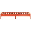 vidaXL Cadre de lit sans matelas cire marron 100x200cm bois pin massif