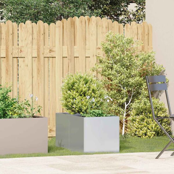 vidaXL Jardini&egrave;re 40x80x40 cm acier galvanis&eacute;