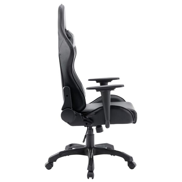 vidaXL Fauteuil de jeux vid&eacute;o Blanc Similicuir