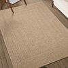 vidaXL Tapis ZIZUR beige 160x230 cm aspect de jute int&eacute;rieur ext&eacute;rieur