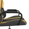 vidaXL Chaise de jeu Noir et dor&eacute; Similicuir
