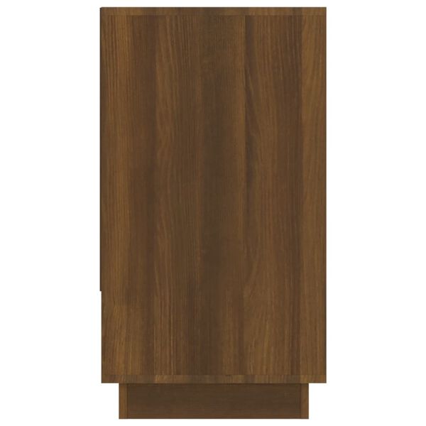 vidaXL Buffet Chêne marron 70x41x75 cm Bois d'ingénierie
