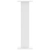 vidaXL Supports de haut-parleurs 2 pcs blanc bois d'ing&eacute;nierie