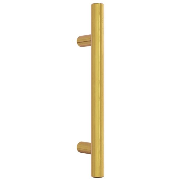 vidaXL Poign&eacute;es d'armoire 10 pcs dor&eacute; 96 mm acier inoxydable