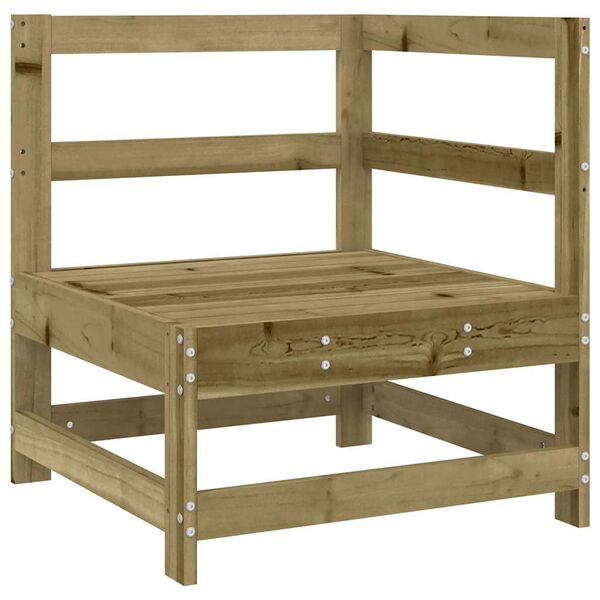 vidaXL Salon de jardin 8 pcs bois de pin impr&eacute;gn&eacute;
