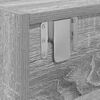 vidaXL Meuble TV Sonoma gris 100 x 31 x 25.5 cm Bois d'ing&eacute;nierie