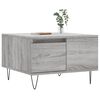 vidaXL Table basse sonoma gris 55x55x36,5 cm bois d'ing&eacute;nierie