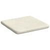 vidaXL Coussins de si&egrave;ge 4 pcs Cr&egrave;me 40 x 40 x 3 cm Velours