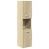 vidaXL Ensemble de meubles de salle de bain 4 pcs ch&ecirc;ne sonoma
