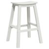 vidaXL Tabouret de bar 2 pcs Blanc 52 x 43 x 73.5cm HDPE