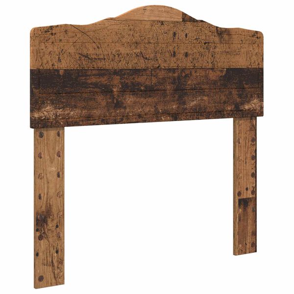 vidaXL T&ecirc;te de lit Bois Ancien 80 cm Bois d'ing&eacute;nierie