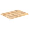 vidaXL Dessus de table Bois de manguier solide 25-27 mm 80x60 cm