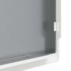 vidaXL Panneau d'Acc&egrave;s Blanc 33 x 23 x 3 cm Acier