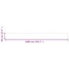 vidaXL &Eacute;cran de balcon blanc 90x1000 cm 100% polyester oxford