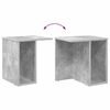 vidaXL Table d'appoint Gris b&eacute;ton 37 x 32 x 40 cm Bois d'ing&eacute;nierie