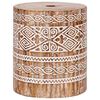 vidaXL Parasol balinais avec base Rose 95 x 95 x 260 cm