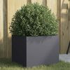 vidaXL Jardini&egrave;re anthracite 32x30x29 cm acier