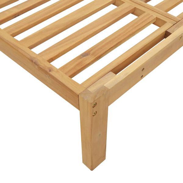 vidaXL Canap&eacute;s d'angle palette de jardin 2 pcs bois massif d'acacia