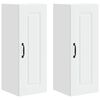 vidaXL Panneau de lave-vaisselle Kalmar 2 pcs Blanc 30 x 31 x 80 cm