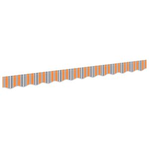 vidaXL Remplacement de lambrequin Multicolore 2,5 m Polyester