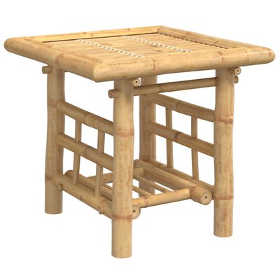 vidaXL Table d’appoint 45x45x45 cm bambou