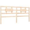 vidaXL Cadre de lit sans matelas 200x200 cm bois massif
