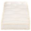 vidaXL Coussin de canap&eacute; palette Beige 120x40x7 cm