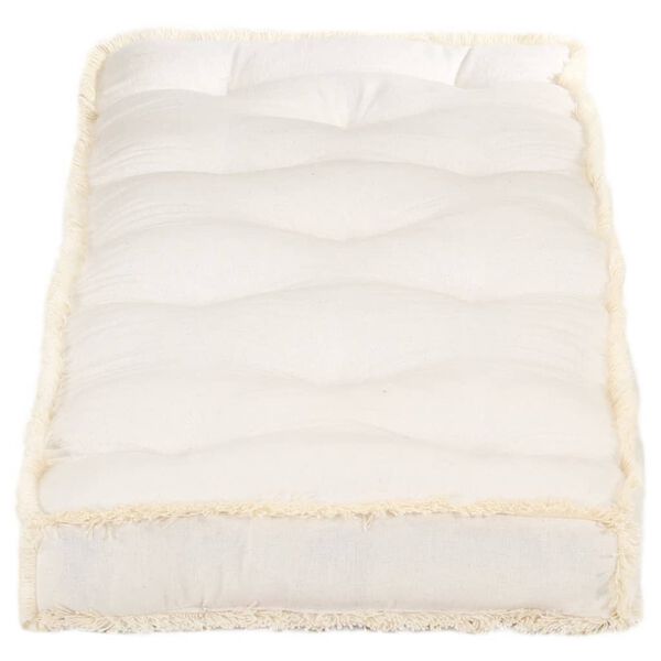 vidaXL Coussin de canap&eacute; palette Beige 120x40x7 cm