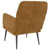 vidaXL Fauteuil Marron 62x79x79 cm Velours
