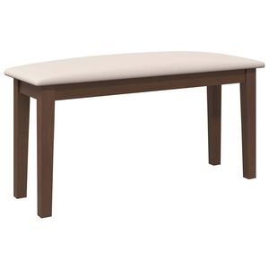 vidaXL Banc 90 cm marron bois massif caoutchouc
