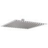 vidaXL Pomme de douche pluie acier inoxydable 304 25x25 cm carr&eacute;e