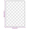 vidaXL Duvet d'&eacute;t&eacute; simple Matelass&eacute; Cr&egrave;me 155 x 200 cm