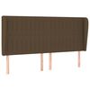 vidaXL Sommier &agrave; lattes de lit avec matelas Marron fonc&eacute; 160x200 cm