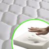 vidaXL Lit avec matelas &agrave; m&eacute;moire de forme Gris clair Tissu 160x200 cm