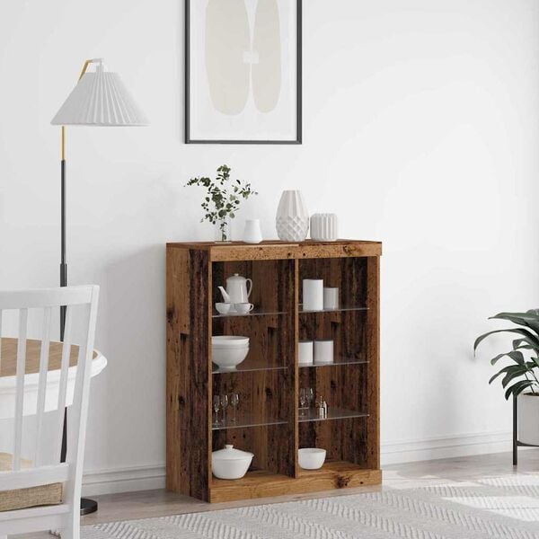 vidaXL Buffet Bois ancien 41 x 37 x 100 cm Bois d'ingénierie